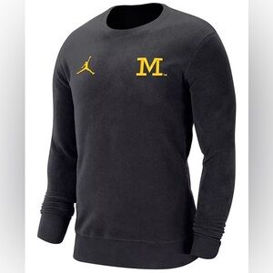 Jordan Men's Deep Navy Fleece Sweater UofM